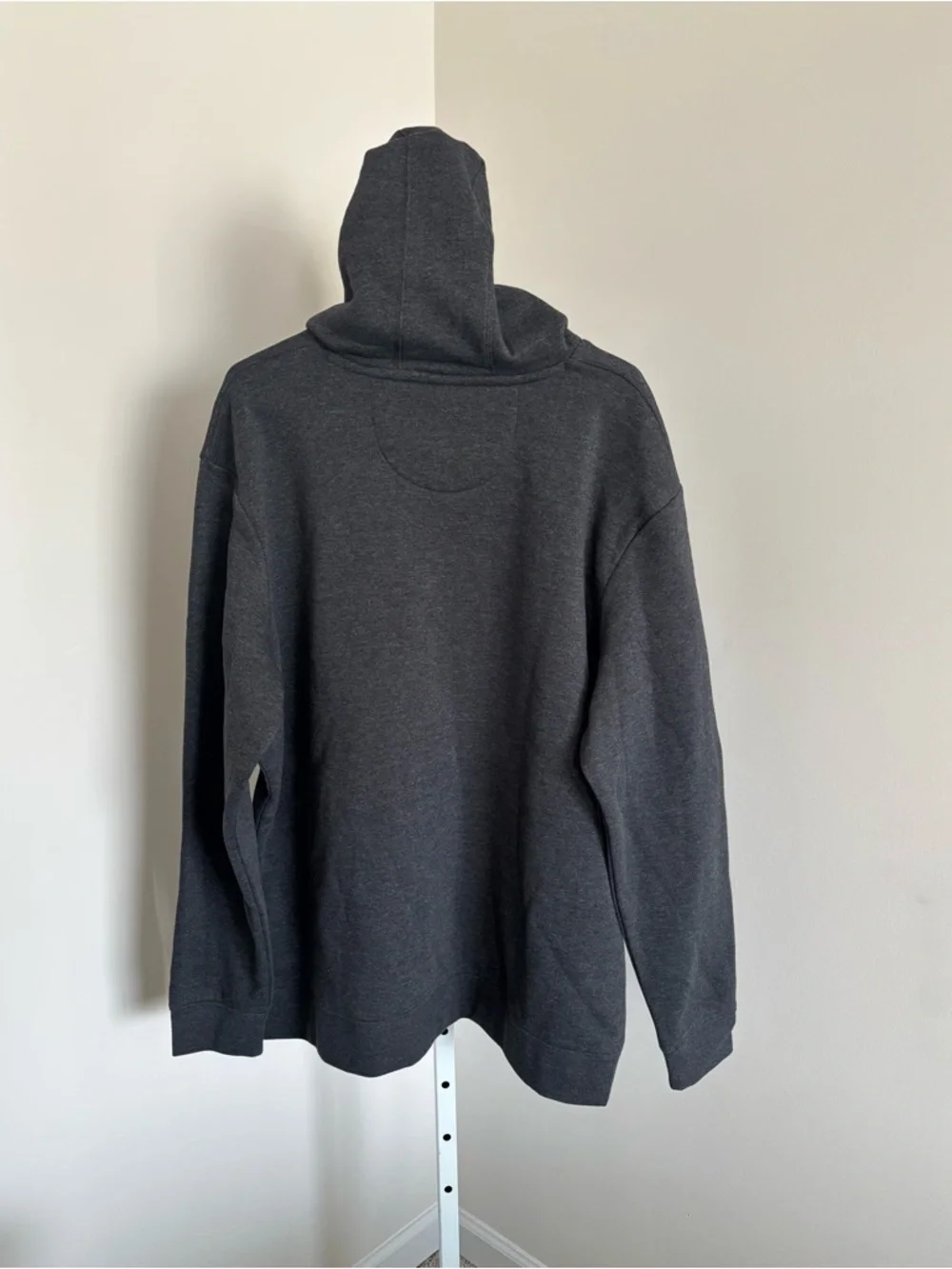 Fanatics Dark Gray Hoodie with White and Red NY Logo - Picture 2 of 3